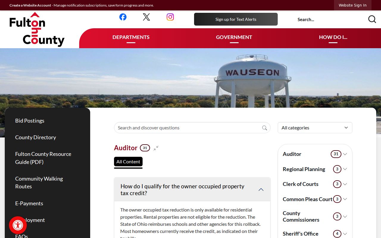 Fulton County court calendar FAQ showing court-date telephone fallback information